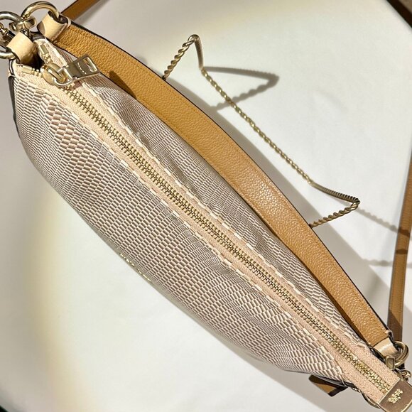 COACH Legacy Jacquard Chelsea Convertible Crossbody Shoulder Bag Beechwood 28892 - Picture 10 of 16